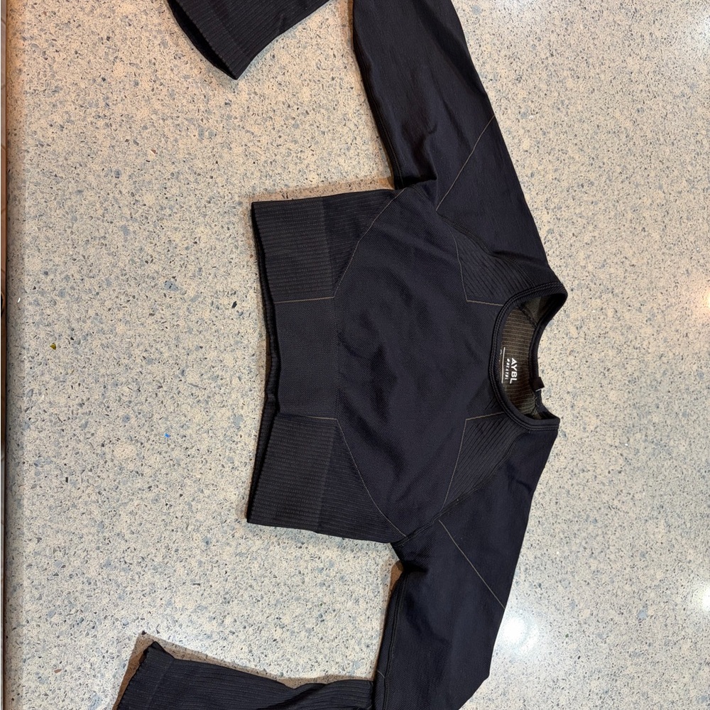 AYBL Black Crop Top